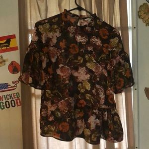 NWT H&M Flowered Blouse